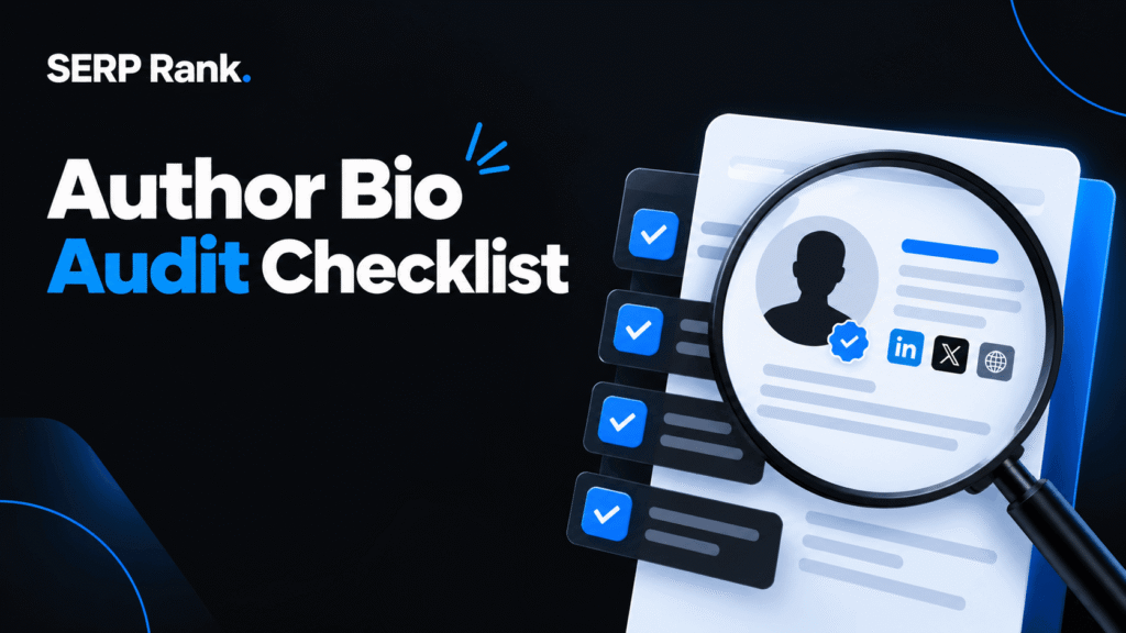 Author Bio Audit Checklist